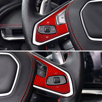 Chevrolet carbon fiber steering wheel trim, view 4