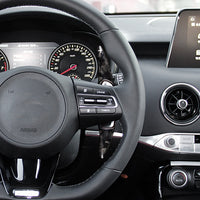 Kia carbon fiber paddle shifters, view 5