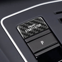 Volkswagen carbon fiber start-stop button cover, view 4