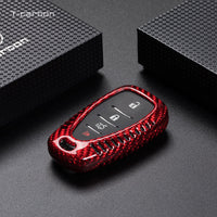 Chevrolet carbon fiber key fob cover, view 14