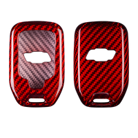 Chevrolet carbon fiber key fob cover, view 3