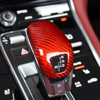 Porsche carbon fiber gear selector cover, view 4