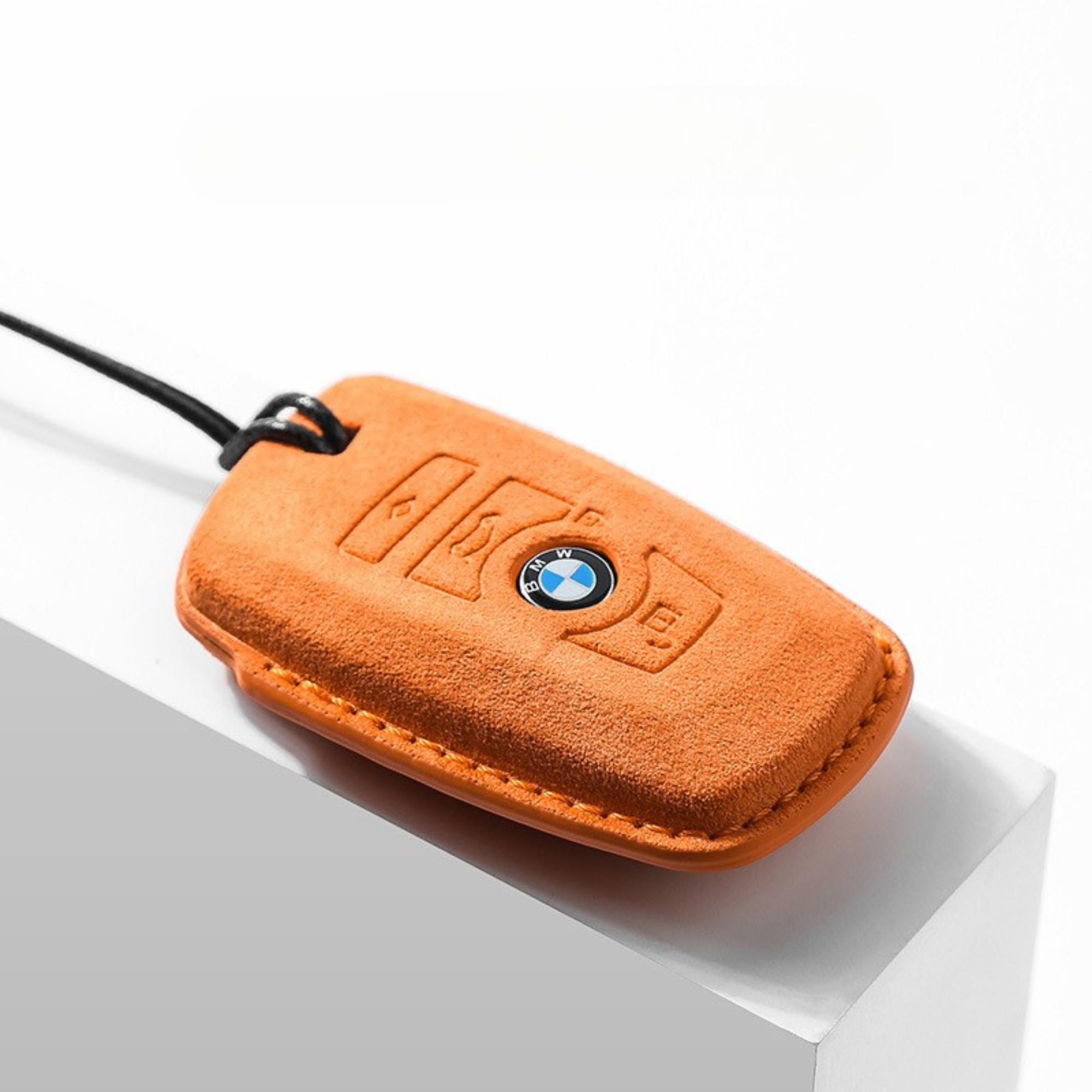 BMW suede key covers in various colors – top view