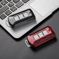 Mitsubishi carbon fiber key fob cover, view 10
