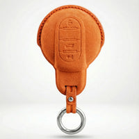 MINI Alcantara suede key fob cover in orange