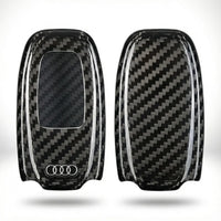 Audi key fob cover in carbon fiber - Style A
