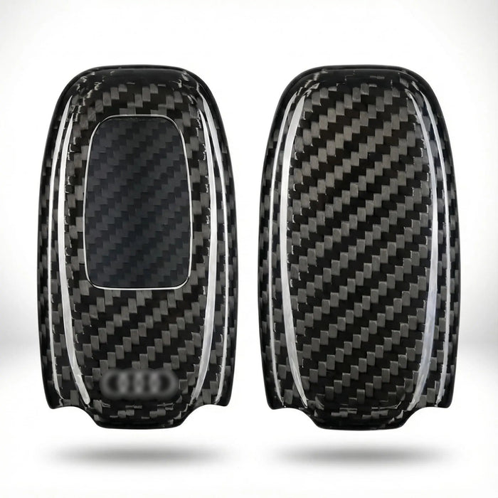Audi key fob cover in carbon fiber - Style A