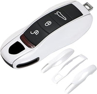 Porsche painted key fob cover in white