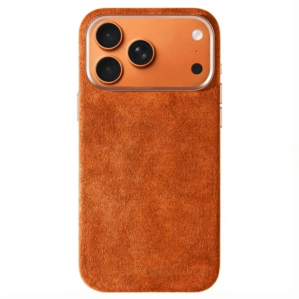Alcantara suede iPhone Case in orange