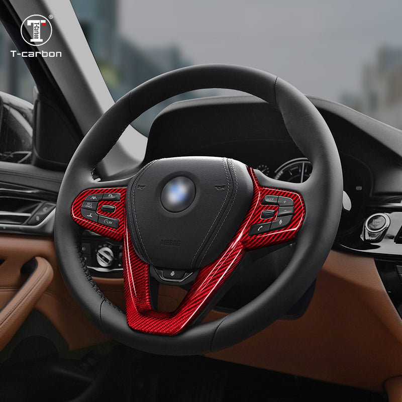 BMW 1 Series carbon fiber steering wheel cover – Jonparts