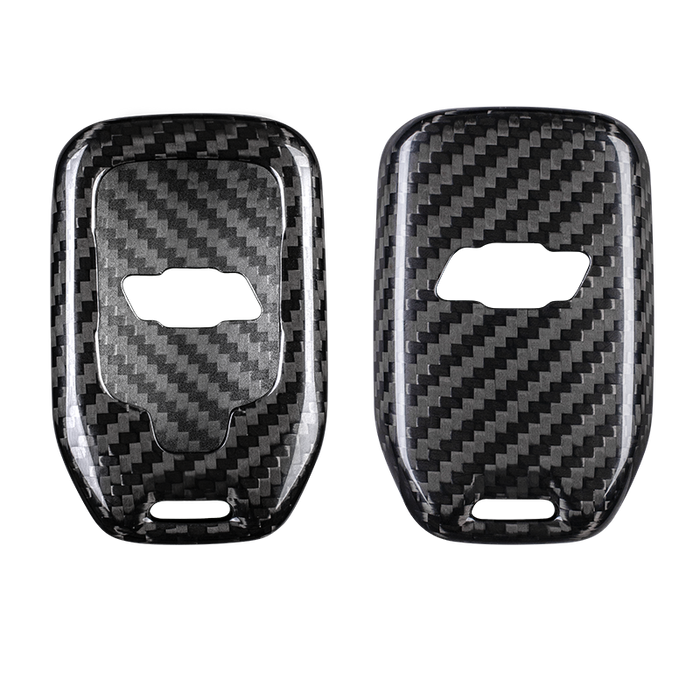 Chevrolet key fob cover in carbon fiber - Silverado