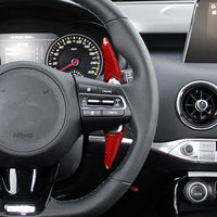 Kia carbon fiber paddle shifters, view 7