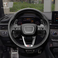Audi carbon fiber paddle shifters, view 4