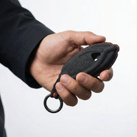 Lamborghini Alcantara suede key fob cover, view 2
