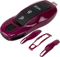 Porsche painted key fob cover in ruby star