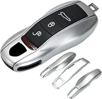 Porsche painted key fob cover in silver