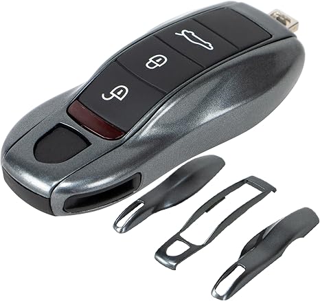 Porsche painted key fob cover in agate grey