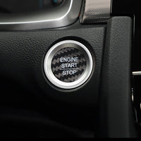 Honda carbon fiber start-stop button cover, view 3