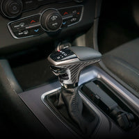 Dodge carbon fiber gear selector cover, view 8