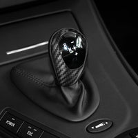 BMW carbon fiber gear selector cover, view 2
