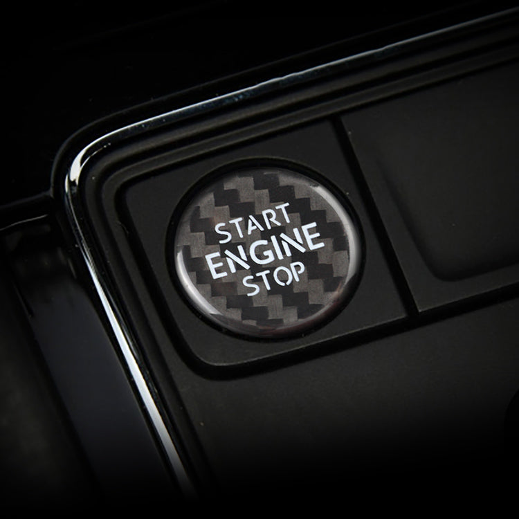 Volkswagen Tiguan carbon fiber start stop button – Jonparts