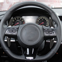Kia carbon fiber paddle shifters, view 4