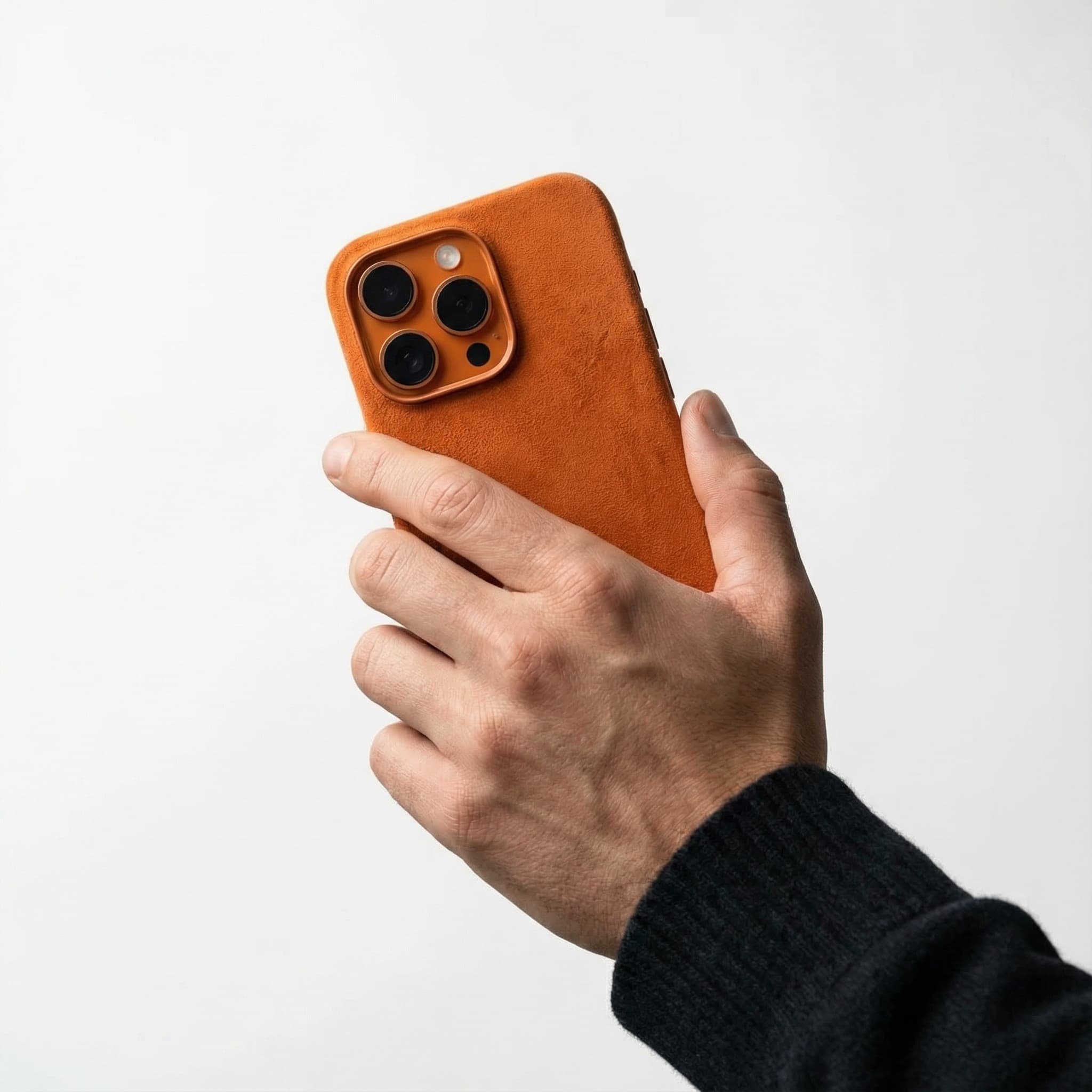 iPhone Case - Alcantara - Orange