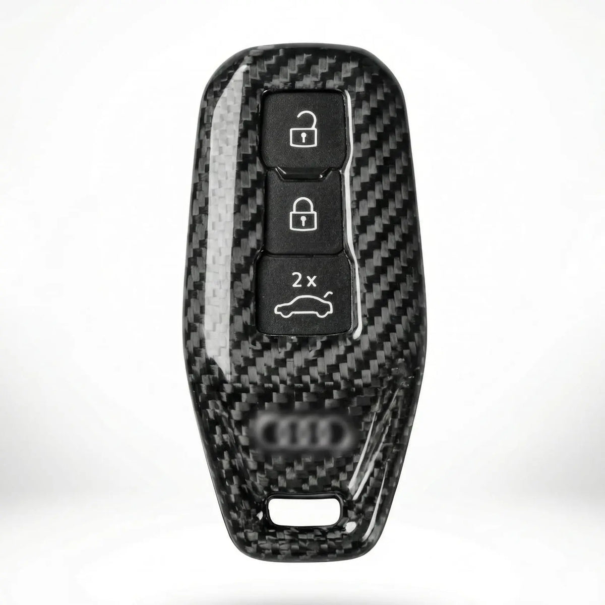Audi key fob cover in carbon fiber - Type E