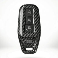 Audi key fob cover in carbon fiber - Type E