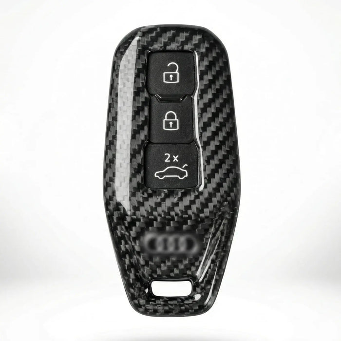 Audi key fob cover in carbon fiber - Type E