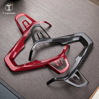 BMW carbon fiber steering wheel trim, view 13