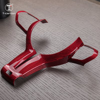 BMW carbon fiber steering wheel trim, view 8
