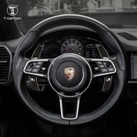 Porsche carbon fiber paddle shifters, view 4