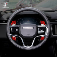 Land Rover carbon fiber paddle shifters, view 5