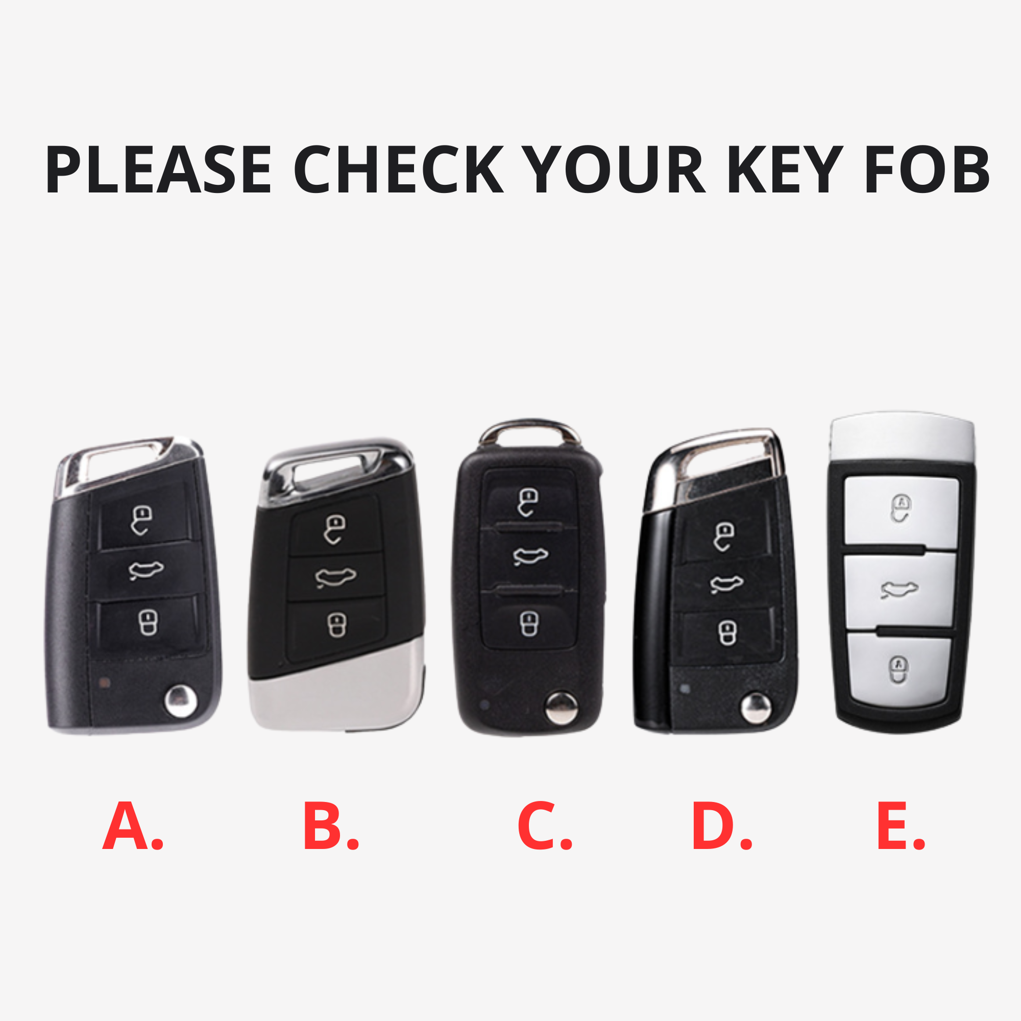 Volkswagen Key Cover / Real Leather