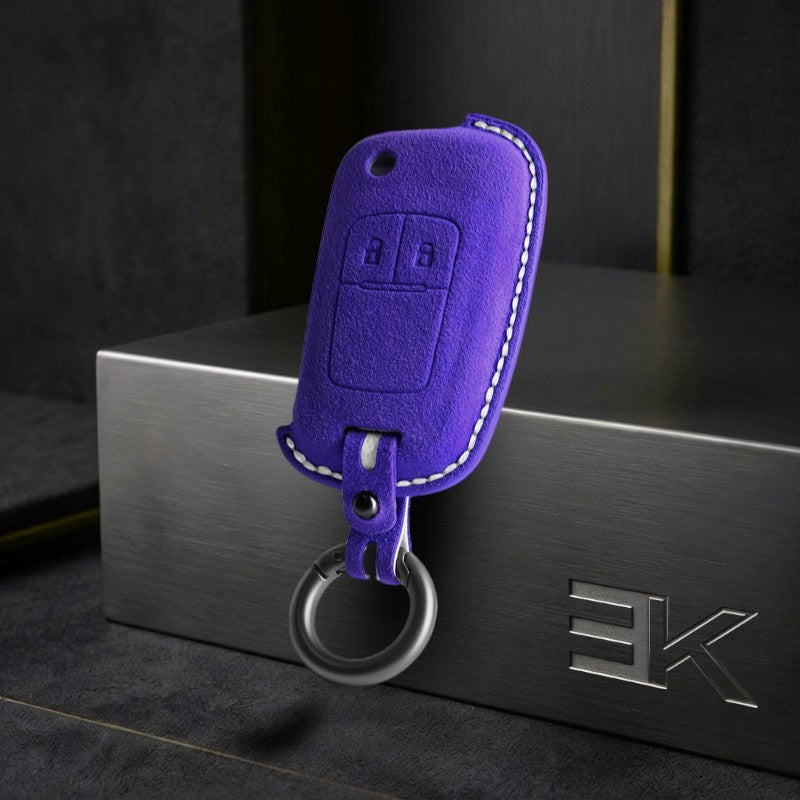 Opel 2 Buttons premium suede key fob cover – Jonparts
