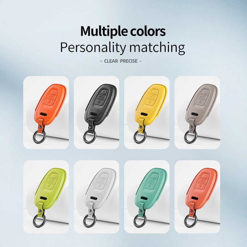 Audi sheepskin key cover - multiple colors