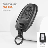 Audi key fob cover in sheepskin - Type A
