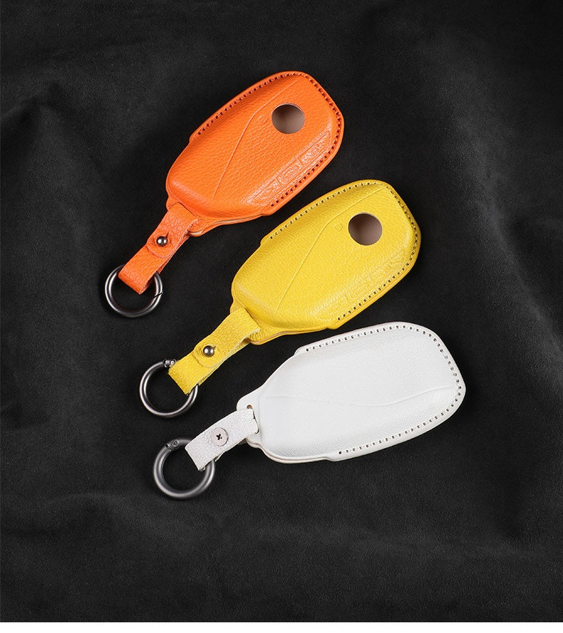 BMW Type D sheepskin key cover - color combinations