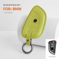 BMW sheepskin key fob cover, view 2