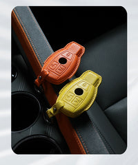 Mercedes-Benz sheepskin key fob cover, view 12