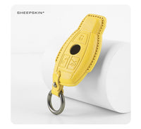 Mercedes-Benz sheepskin key fob cover, view 7