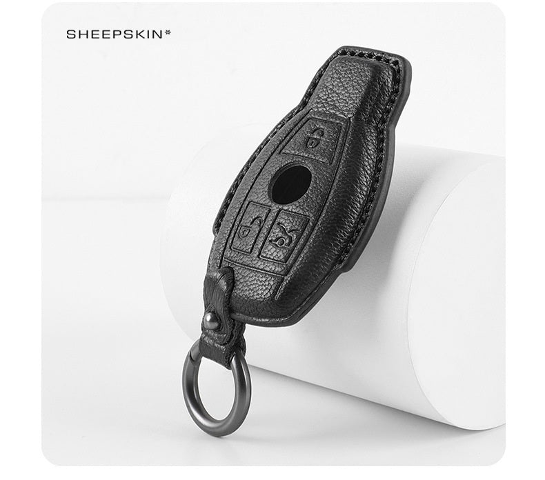 Mercedes-Benz key fob cover in sheepskin - Type A