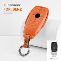 Mercedes-Benz sheepskin key fob cover, view 9