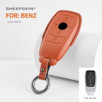 Mercedes-Benz sheepskin key fob cover, view 8