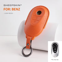 Mercedes-Benz sheepskin key fob cover, view 9