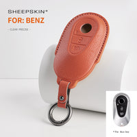 Mercedes-Benz sheepskin key fob cover, view 8