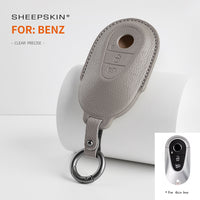 Mercedes-Benz sheepskin key fob cover, view 3