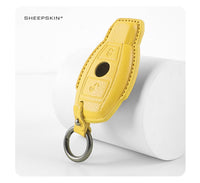 Mercedes-Benz sheepskin key fob cover, view 7