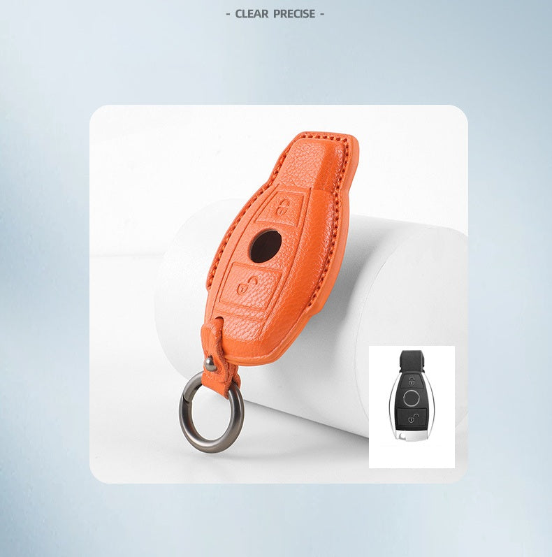 Mercedes-Benz sheepskin key fob cover, view 10